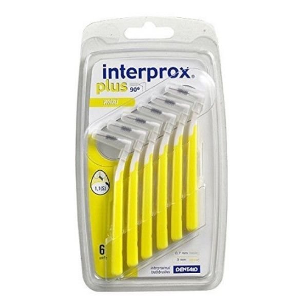 Interprox Plus Brosse Interdentaire Mini Jaune 6 Pièces